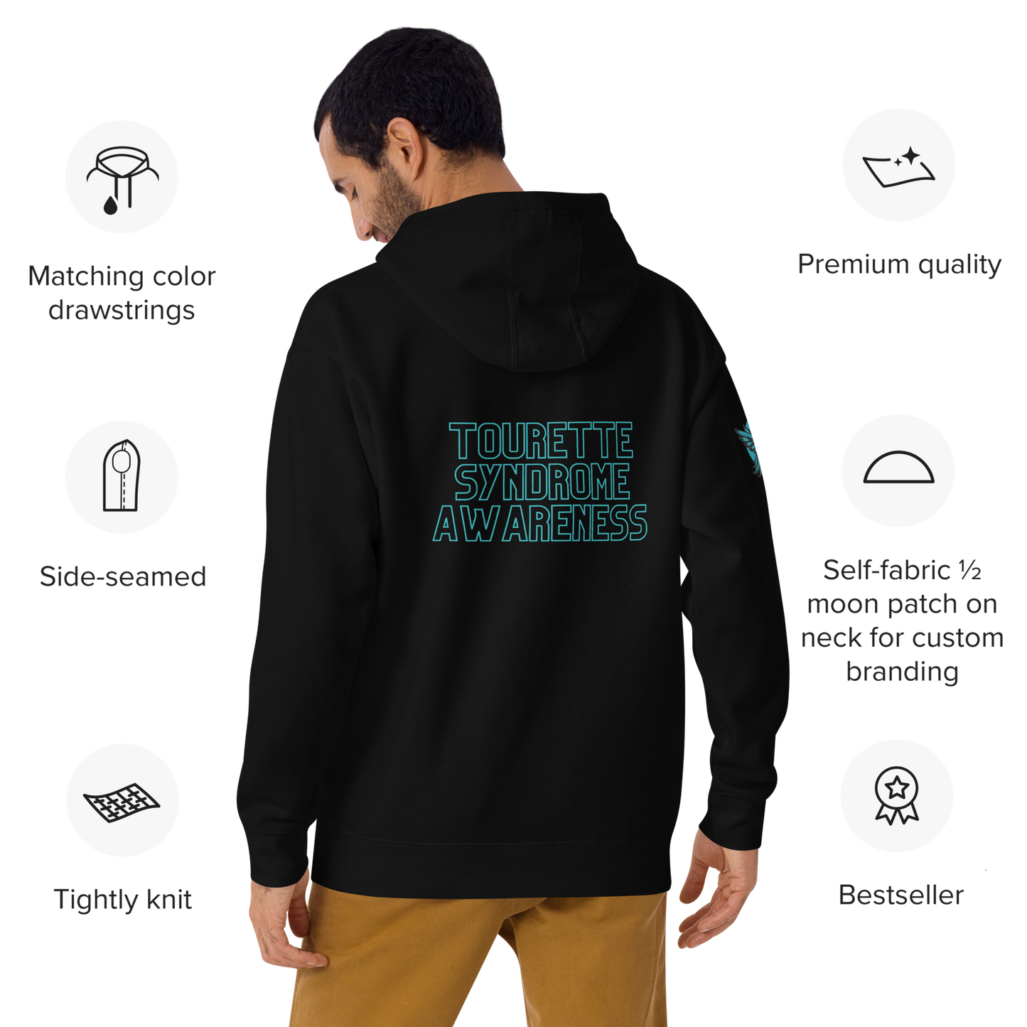 Tourette Syndrome Super Power Unisex Hoodie