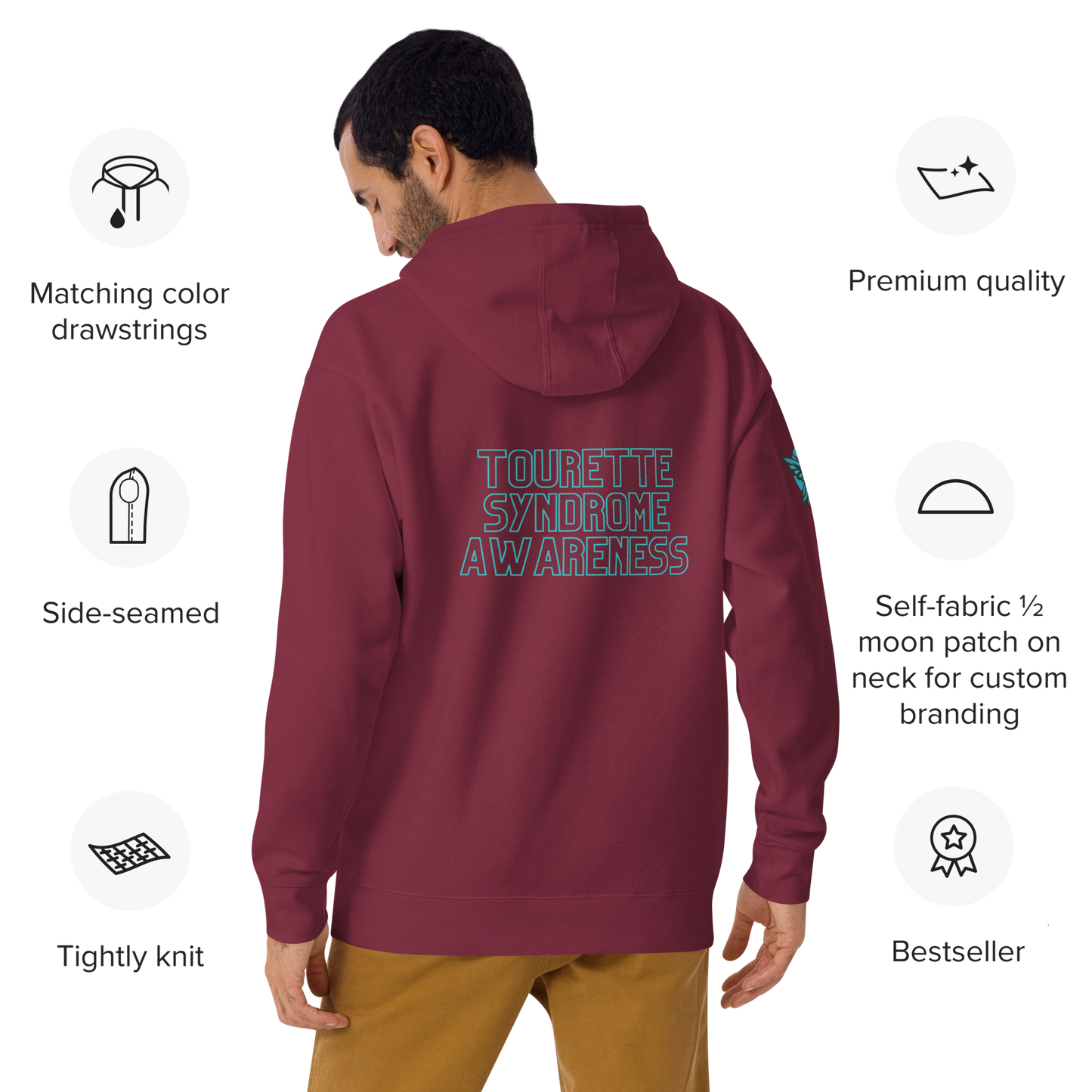 Tourette Syndrome Super Power Unisex Hoodie