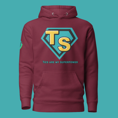 Tourette Syndrome Super Power Unisex Hoodie